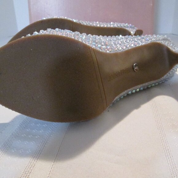 Sexy Holiday Thalia Sodi Landon Embellished Silver Lurex 11M - Picture 9 of 9